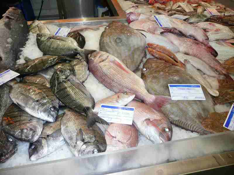 Fischmarkt Portimao großes Angebot